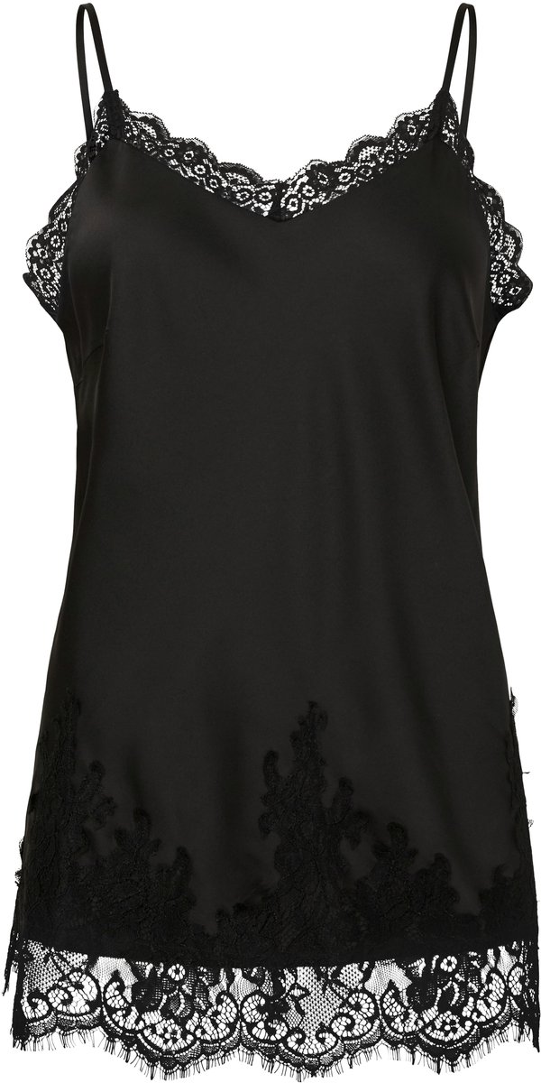 PIECES - PCJESSA LONG SINGLET W/LACE WVN BC - Meisjes - Blouses