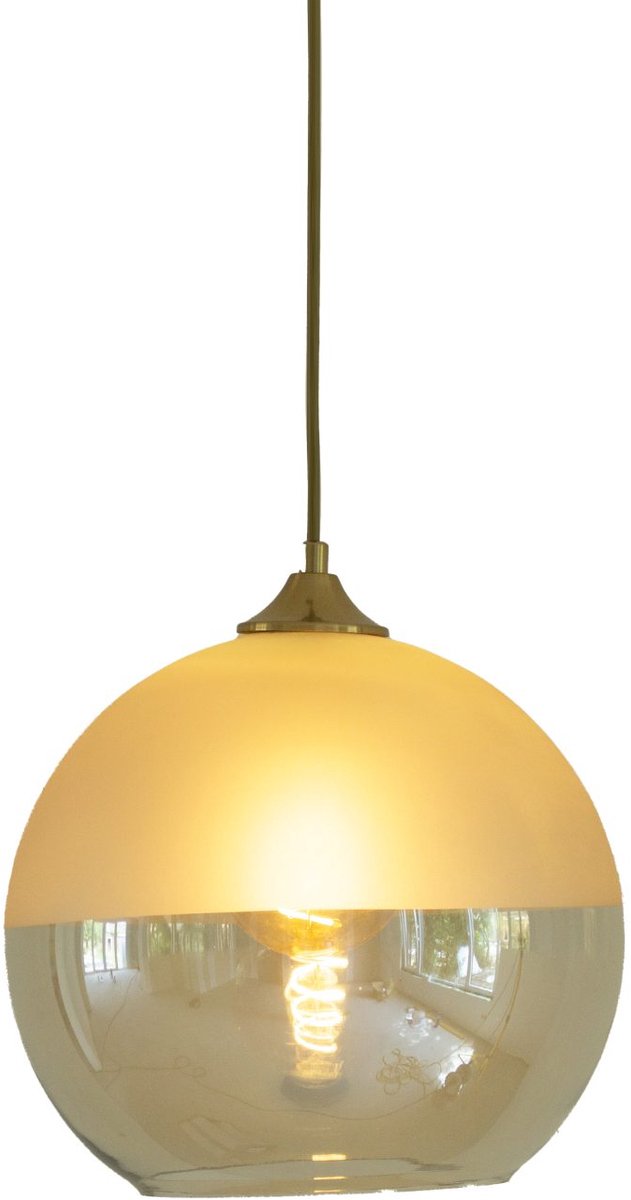 ByMus - Jade - Hanglamp - Champagne - Modern - Elegant - 35x35 cm - E27