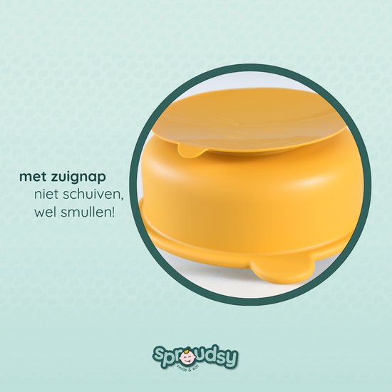 Service de table Sproudsy Ours en peluche - Vaisselle pour enfants - Cadeau de naissance - Bébé - 6 pièces - Mango