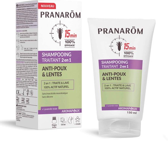 Pranarom Aromapoux 2-in-1 Behandelende Shampoo tegen Luizen & Neten 150