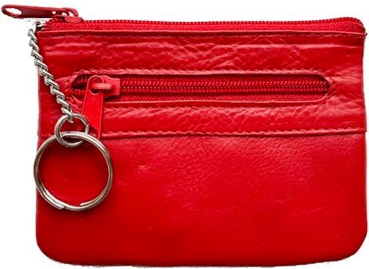 Cadebo - Leren Sleuteletui - Rood