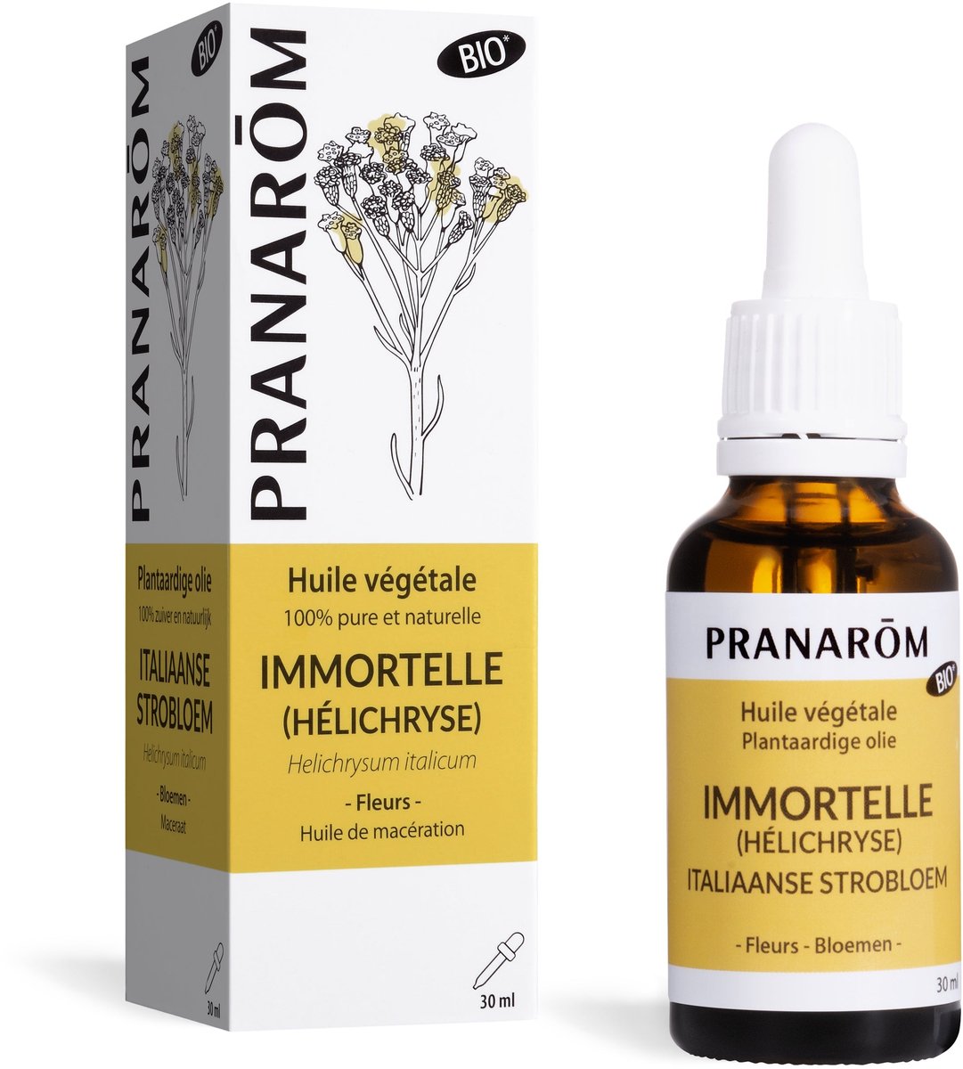 Pranarom - Plantaardige olie van immortelle - Bio - 30 ml