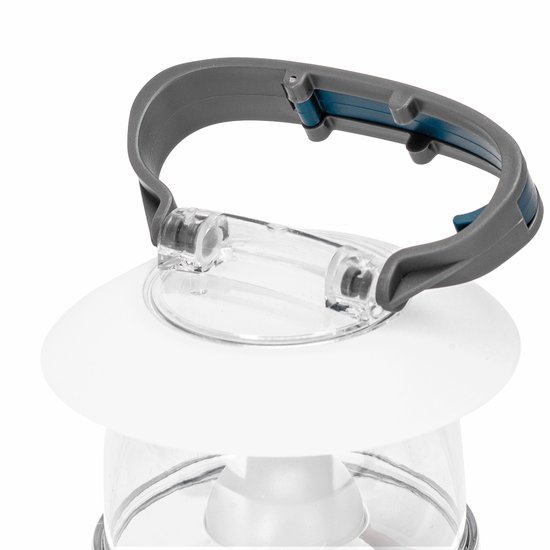 Noodlamp & campinglamp op batterijen - LED tentlamp met ophanghaak - daglichtwit 6500K - 4x AA - blauw — afbeelding 2