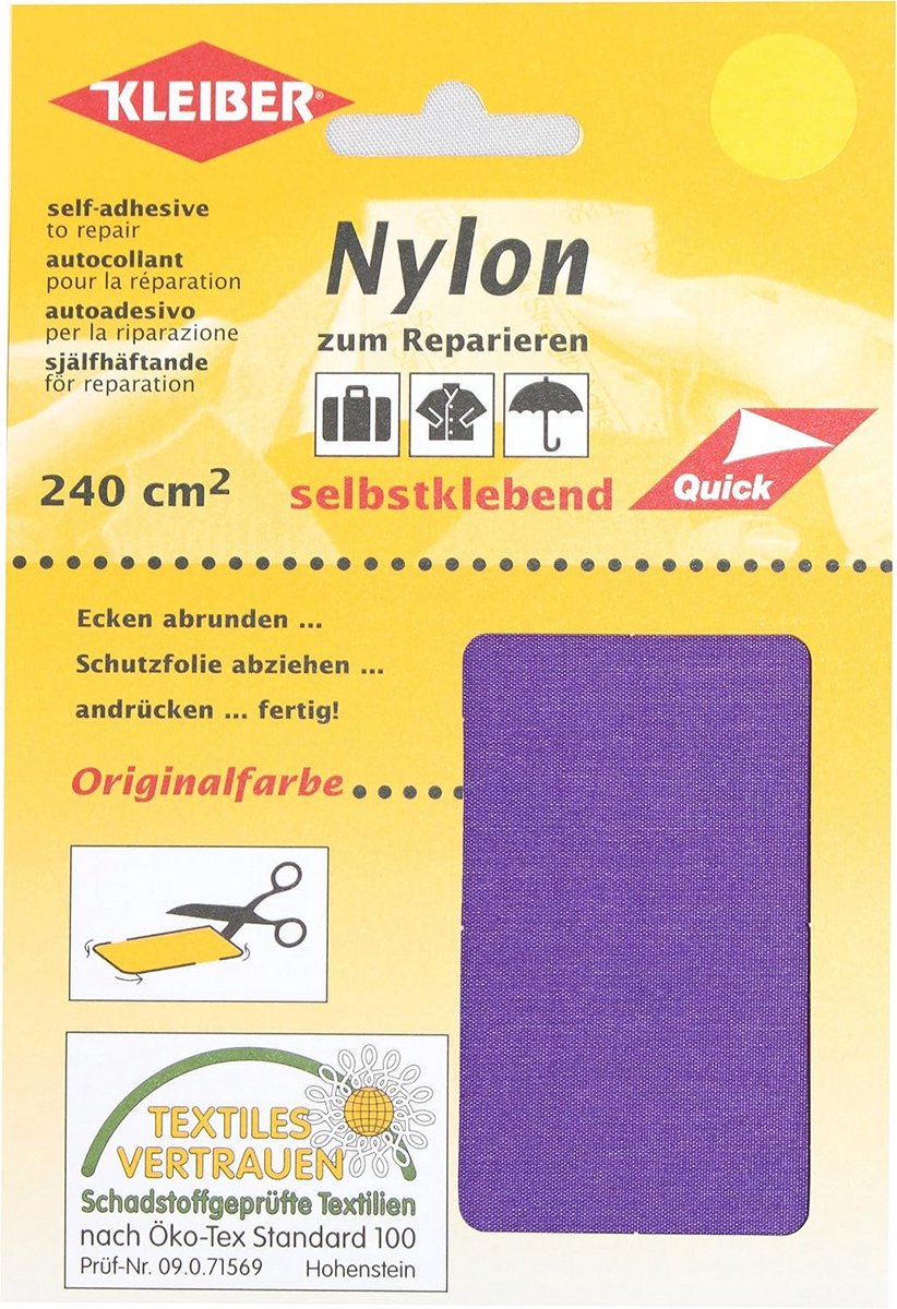 Waterdichte Nylon Reparatie Patches Zelfklevend voor Tenten en Kleding