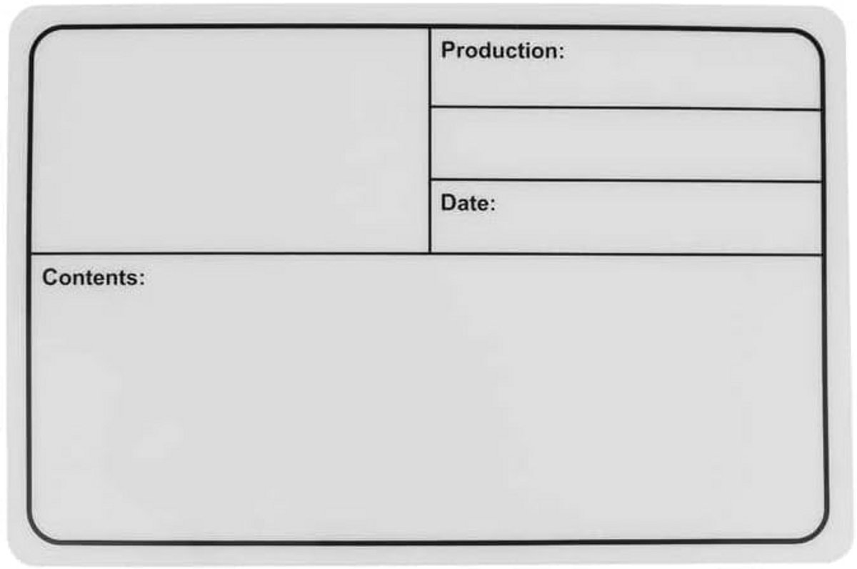 10x Zelfklevende Tour Labels voor Flightcase 290 x 190mm