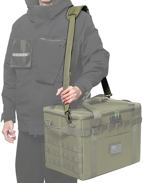 Golf anti-rugsteun - Golf schoudersteun - Groen - Schouderkussen voor rugzak - Universeel sport schouderkussen - Vervangende schouderriem/crossbodyriem - Vervangende schouderriem voor tas van Merkloos — afbeelding 5