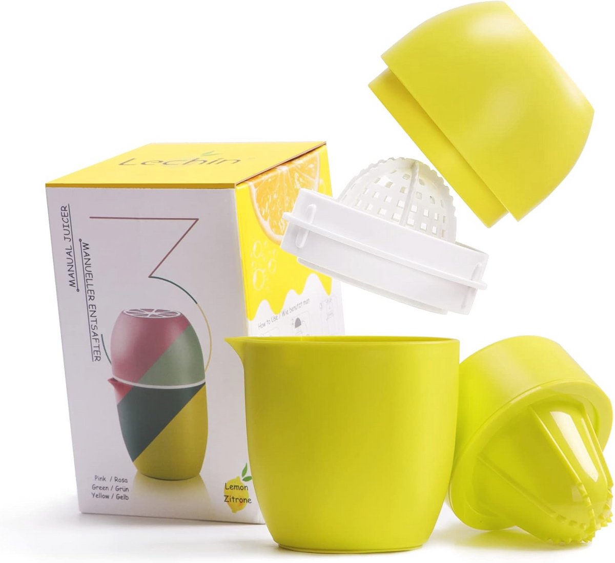 Citruspers 8,5 cm - Handmatige Sapcentrifuge voor Vers Sap