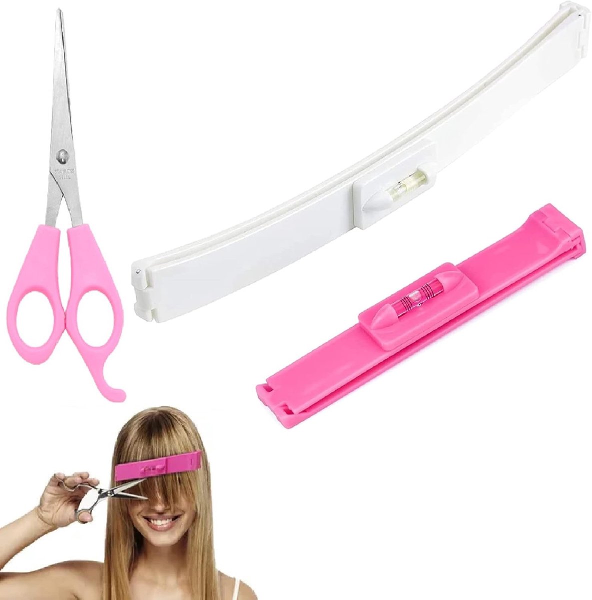 Fringe Tools DIY Trimmer met Scharen voor Haarstyling - Haarknippen - Gespleten Punten