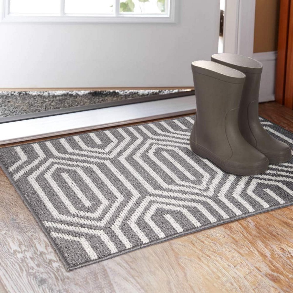 Antislip Binnendeurmat 50,8 x 81 cm - Absorberend en Machinewasbaar