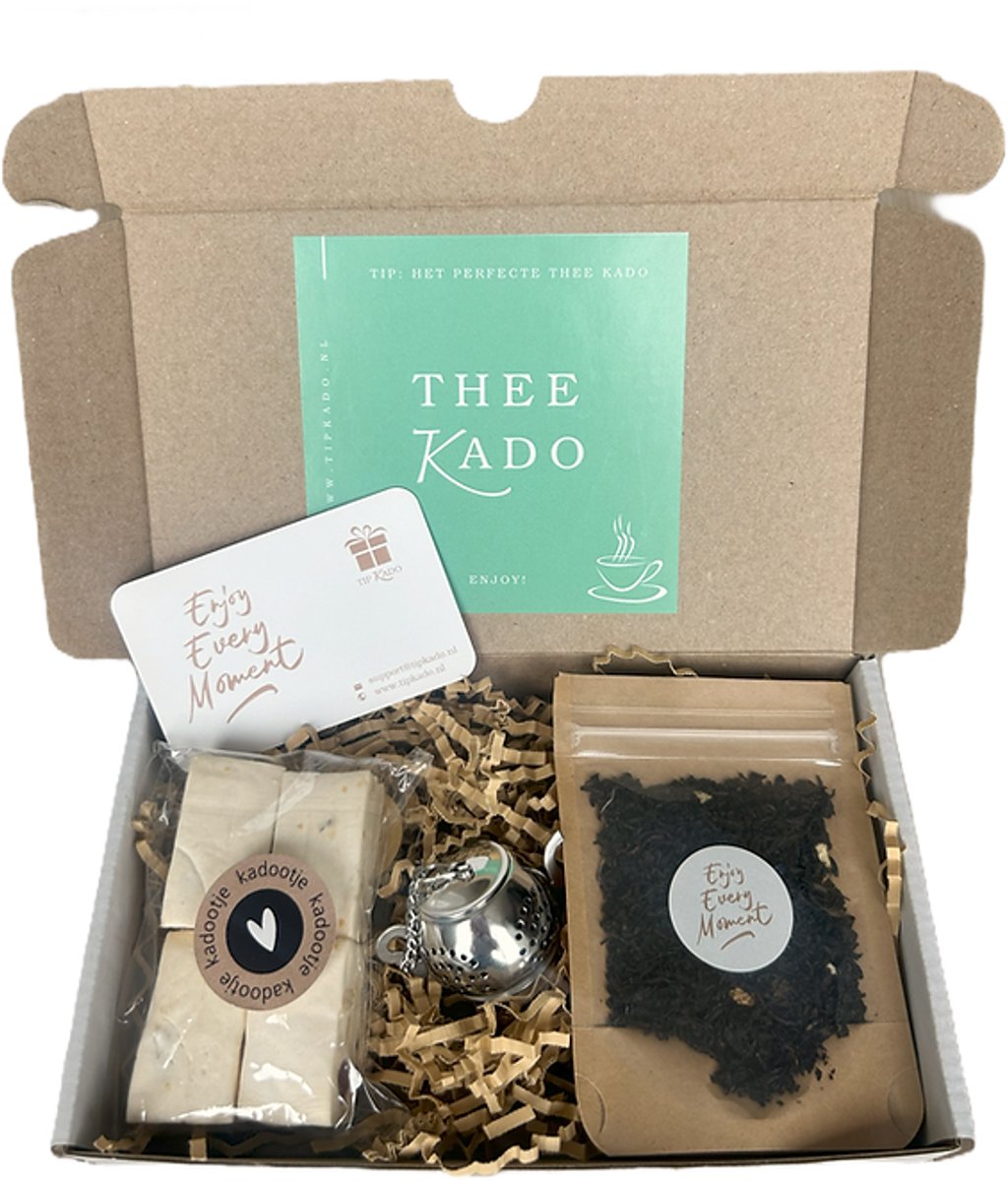 Thee mini brievenbus cadeau - thee - klein - cadeau - noga - zomaar