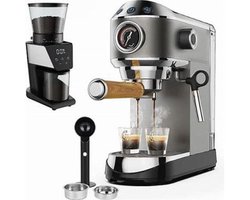 20 Bar Espressomachine met Melkopschuimer – Café‑kwaliteit koffie thuis