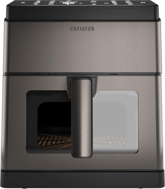 Grote Luchtfriteuse 8L met Digitaal Display, 1800W en Zelfreiniging - RVS