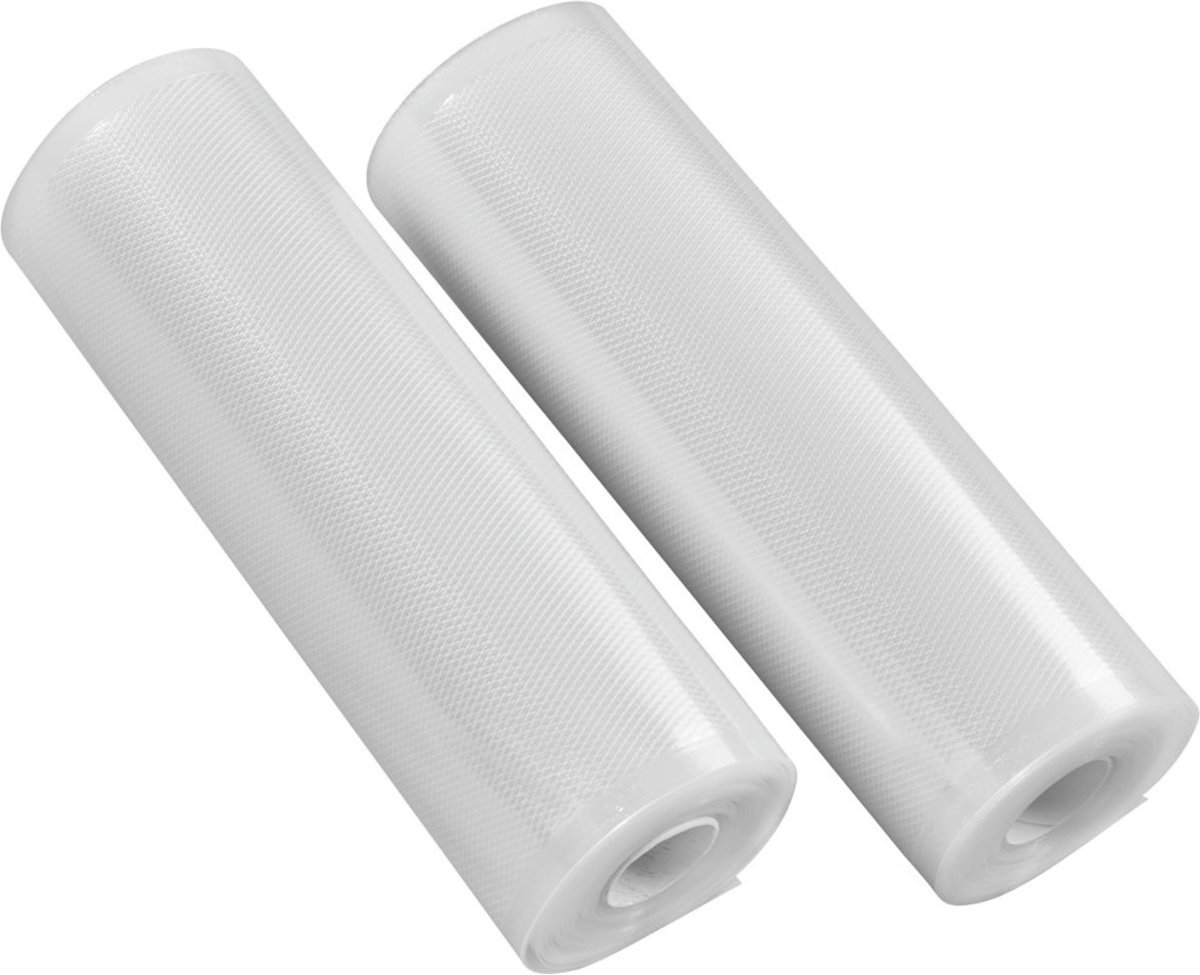 Professionele Vacuumrollen Voedsel met Reliëf – Vacumeerfolie - Vacuumzakken Voedsel – Vacuumfolie rollen – 30 x 600 cm – 2 stuks