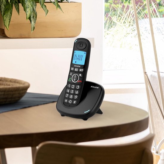 Panasonic KX-TG1611JTH Telefono Cordless Digitale, Unità Base e