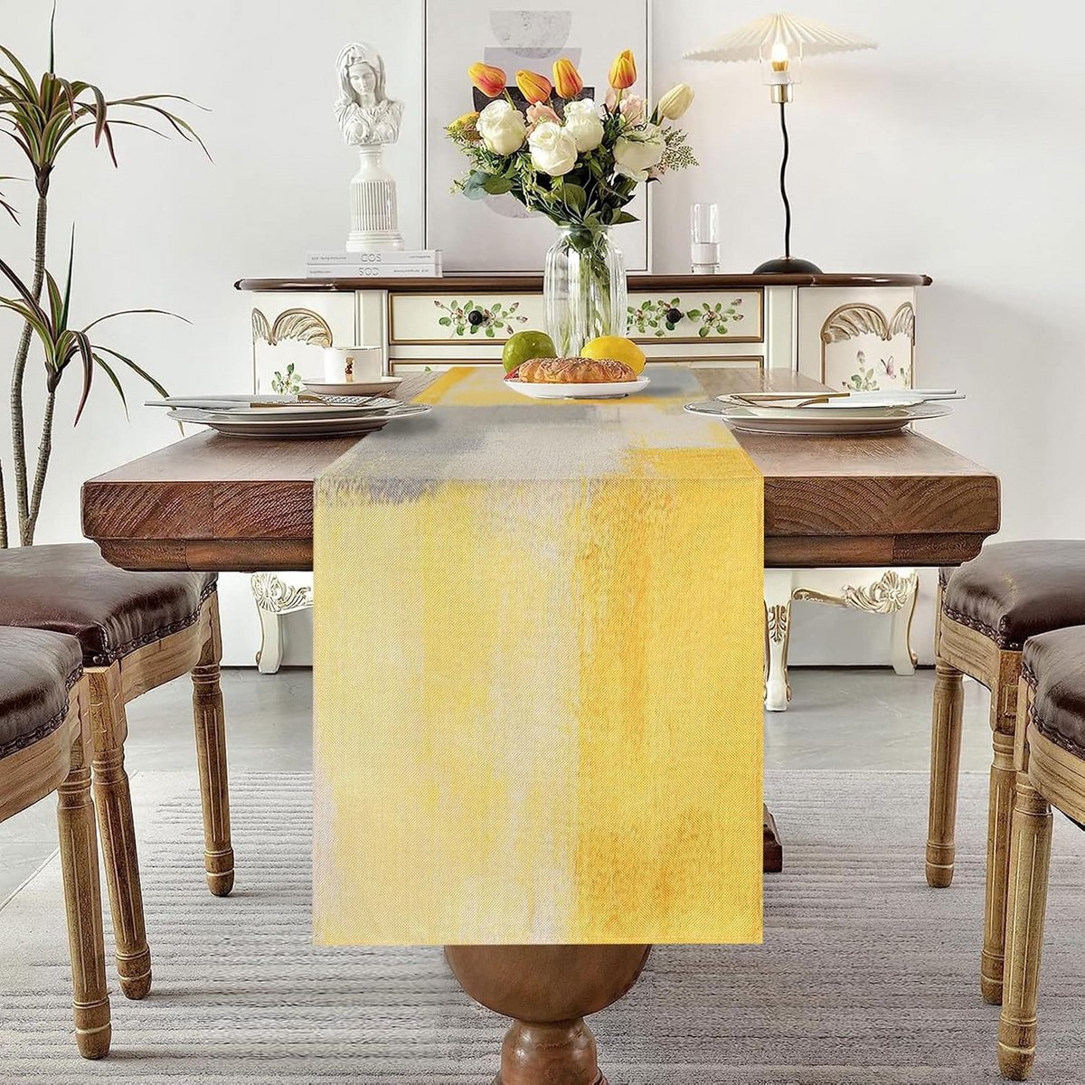 Moderne Tafelloper voor Herfst en Winter - Seizoensgebonden Tafel Decoratie 33 x 183 cm