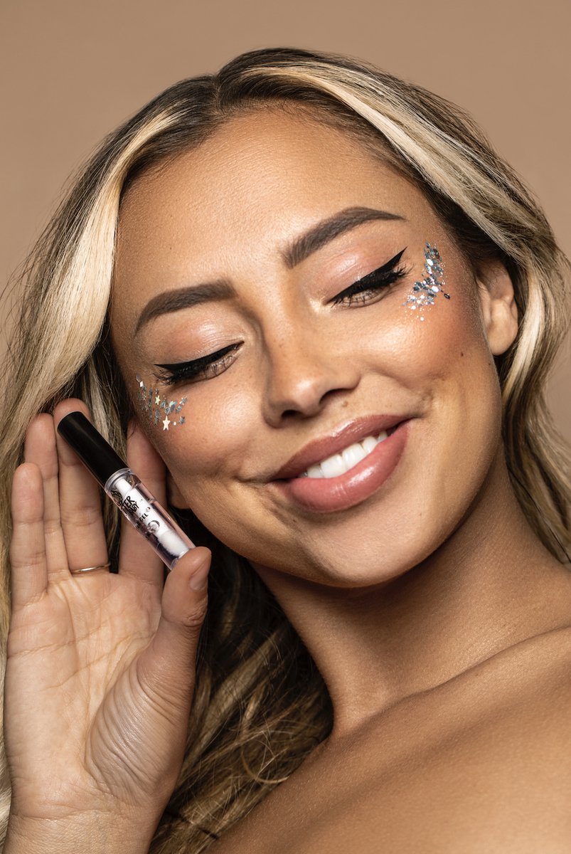 GetGlitterBaby® - Lampegat Glitter Blauwe Oranje Biologische / Eindhoven Biologisch afbreekbare Chunky Festival Glitters voor Lichaam en Gezicht / Biodegradable Face Body Skin Glue Carnaval Glitter Jewels Mix - Blauw met Lijm Gel HuidLijm — cadeau in Cadeau-ideeën - foto 6