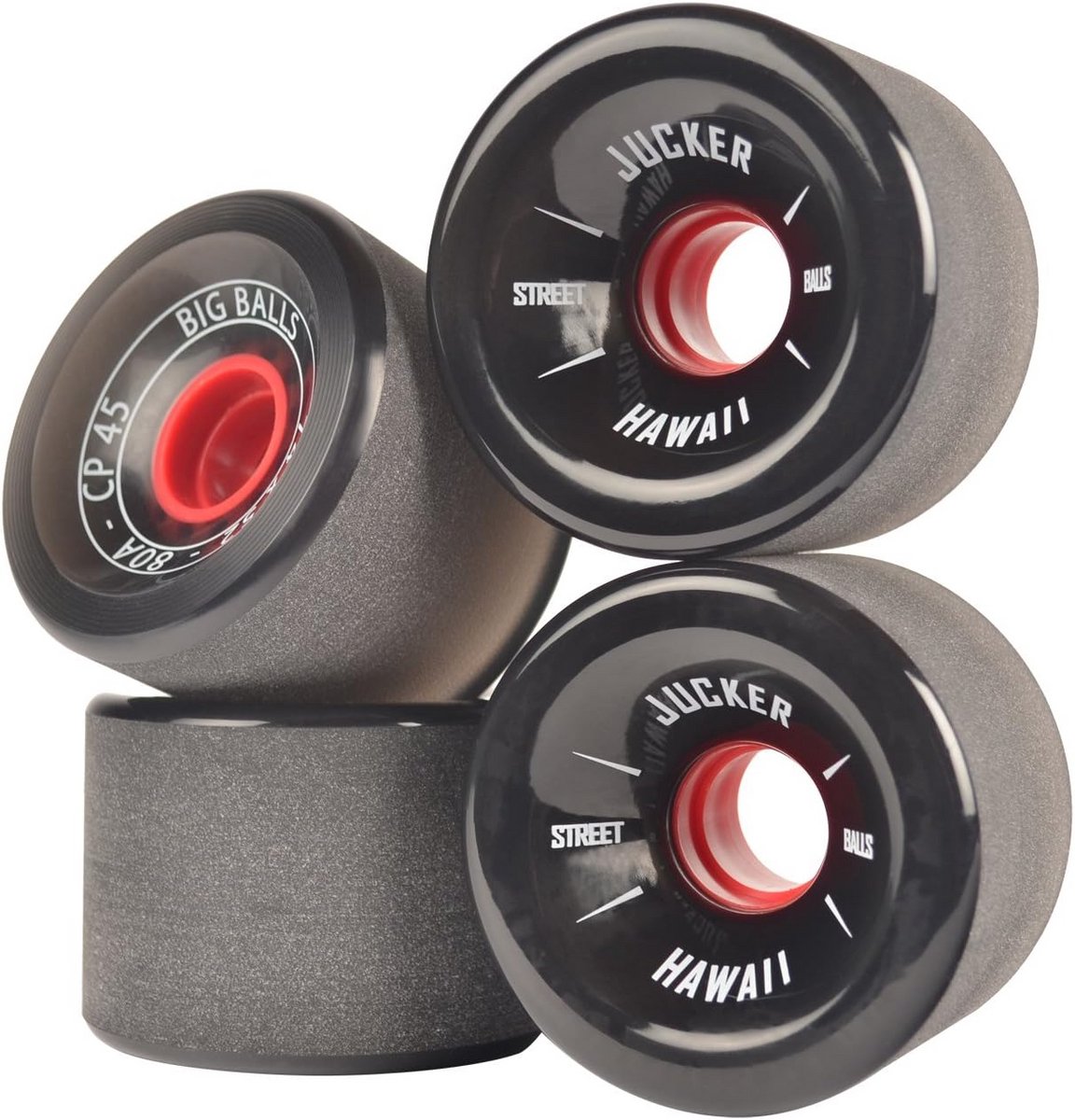 Longboard Wielen Set voor Skateboard en Cruiser Diverse Maten