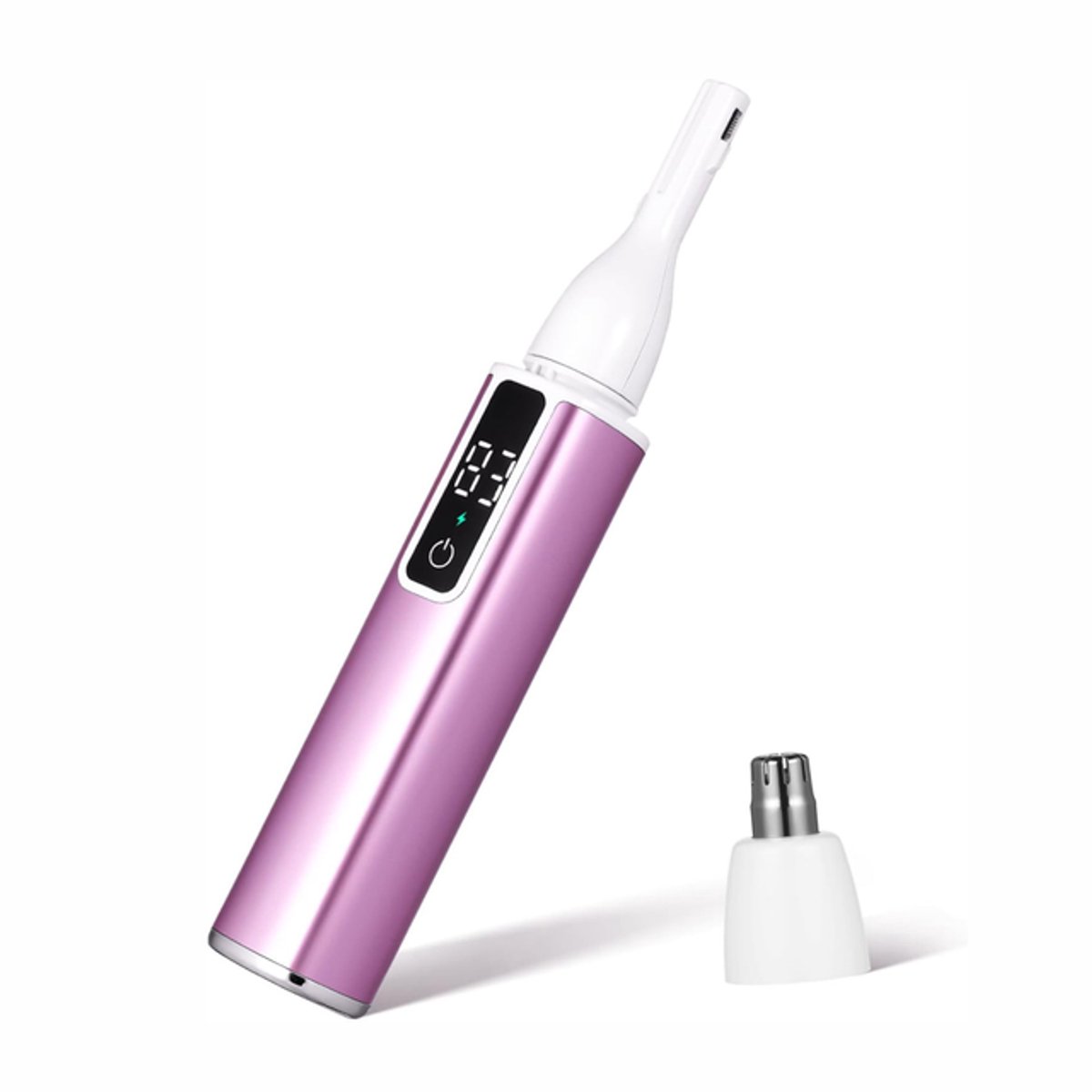 Elektrische neushaartrimmer - neustrimmer - neustrimmer oplaadbaar - neushaartrimmer voor vrouwen - gezichtstrimmer - draagbare trimmer - paars - ABS