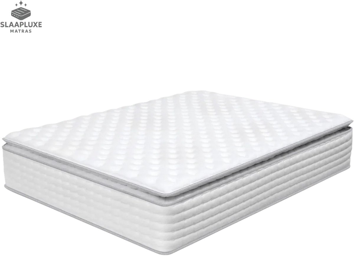 Slaapluxe matras® 2-IN-1 Matras & Topper | Koudschuim & Hybrid 180x200 cm 28cm dik