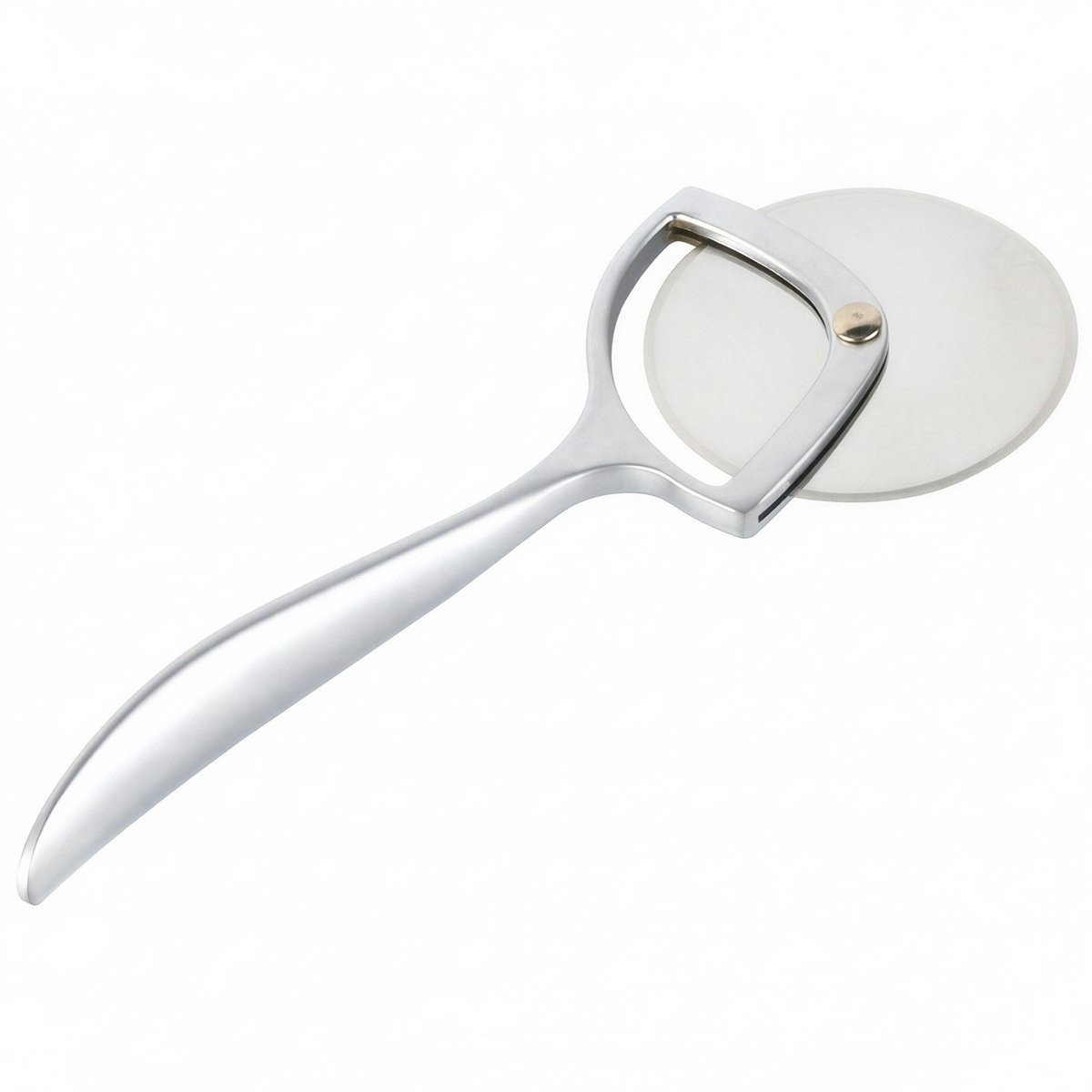 Pizzasnijder - Deegsnijder - Pizzames - Pizzaroller - Scherp - RVS - Zilver