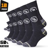 Premium Werksokken Allround - Maat 43-46 - 10-paar - 80% katoen - Luxe Kwaliteit - 94Workwear