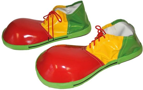 "Clowns schoenen - Verkleedattribuut - One size"