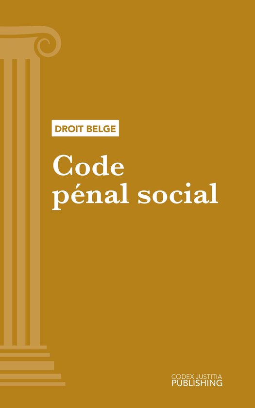 Code pénal social - cover