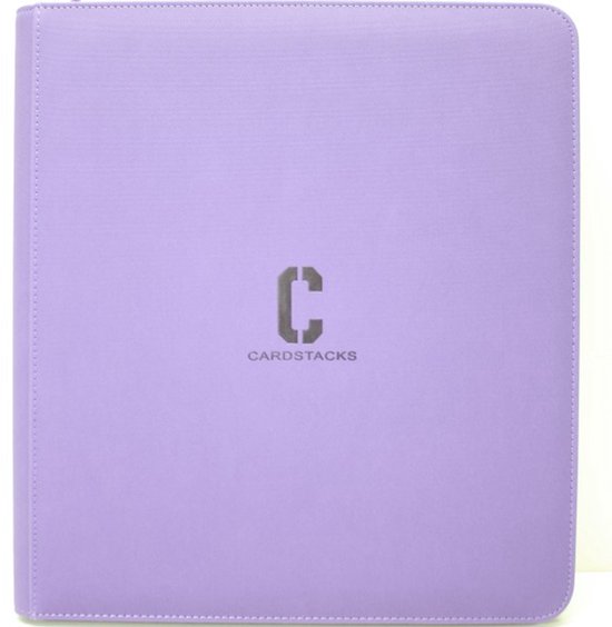 Cardstacks - Zippered Pro Binder 12 Pocket - Paars