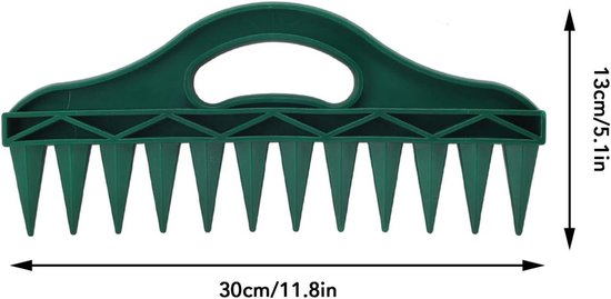 Seeding hole punch - Seeder dispenser set - Mini seed dispenser for small seeds - Handheld seeder tool - Seed drill - Multipurpose seed spacer garden tool van Merkloos	 — afbeelding 3