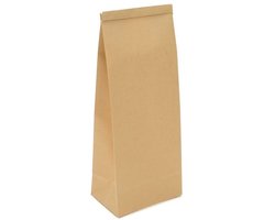Zakken Kraft Bruin met Sluiting 10,8x6,4x26,7cm (100 stuks)