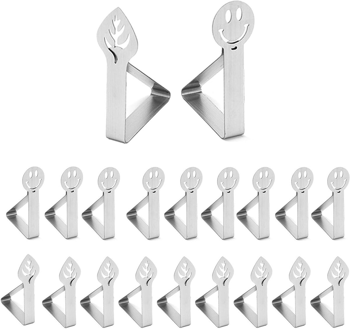 Tafelkleedhouder - Buiten - Tafelkleedklemmen - Sterke grip - 20 stuks - Dikke tafels - Tuin - Eettafels - Restaurants - Gezinnen - Stabiele klemmen - Geschikt voor diverse tafels - Zwart.