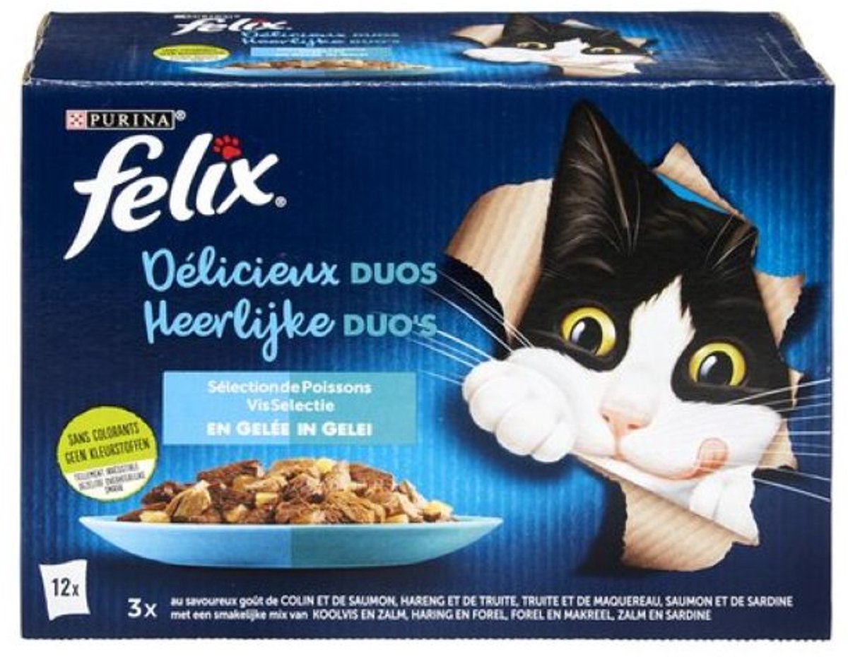 Felix Felix - Malse reepjes visselectie in gelei - 12x85g