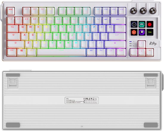 Rifty K1 Pro - Mechanisch Toetsenbord met Streamdeck - Mechanische ...
