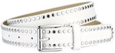 Stud Riem - Wit | Riemmaat 95 cm | Kunstleer | Fashion Favorite