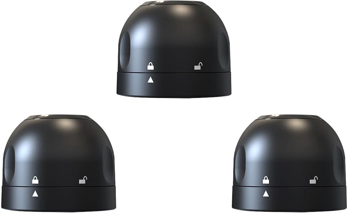 Set van 3 Vacuüm Champagne Stoppers - Luchtdichte Bewaardop voor Prosecco, Cava en Wijn