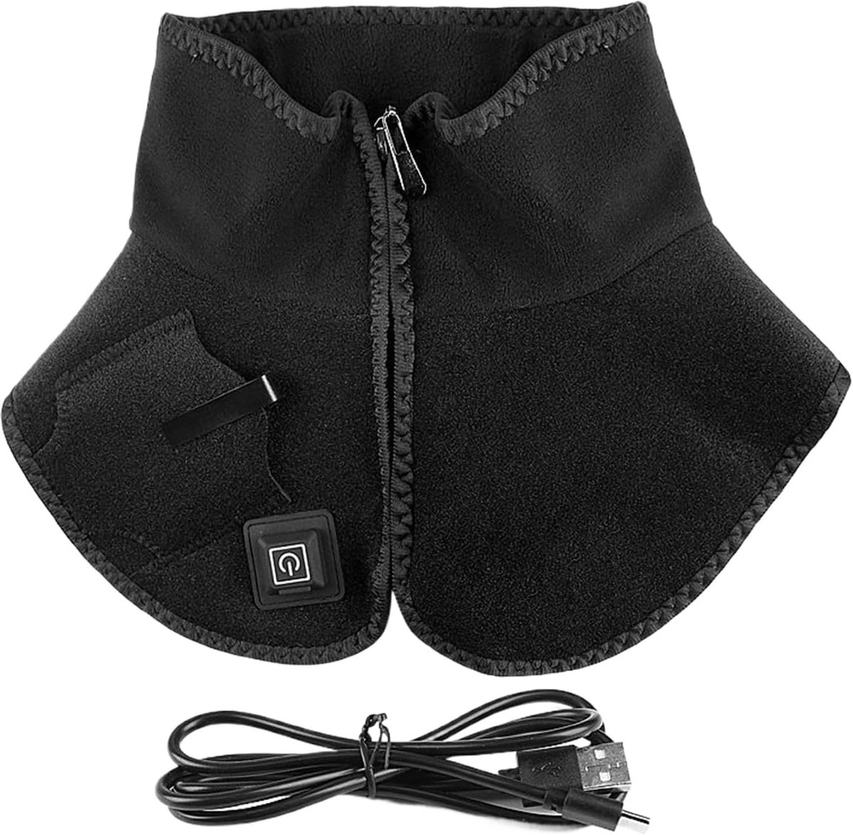 Nekverwarmer - Verwarmingskussen - Koude Dagen - 3 Temperatuurstanden - 62.5 x 15.5 cm - Zwart