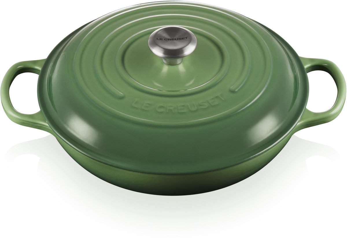 Le Creuset Signature Campagnard Bamboo Green Ø 30 cm 3,5 L