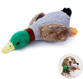 Hondenspeelgoed - dog toys - Hondenspeelgoed Interactief - Interactief huisdierspeelgoed - Knuffel - Eend - Pluche - piepend speelgoed - Eendenpootjesstijl