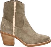 Shabbies Amsterdam dames enkellaars - Taupe - Maat 37