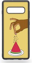 Yellow Melon Bae – signature telefoonhoesje - Samsung Galaxy S10+