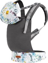 MoMi Draagzak Collet - Babydrager - Ergonomische draagzak Flowers