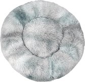 MAND! donut hondenmand/hondenkussen 80 cm - Grijs blauw tie dye - hond kussen mand