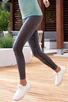 Sportlegging Dames - Zacht Materiaal - Fitness & Yoga Kleding - GRIJS - Maat S