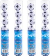 Shooter voetbal met ballen - 4 stuks - supportersartikel - party popper