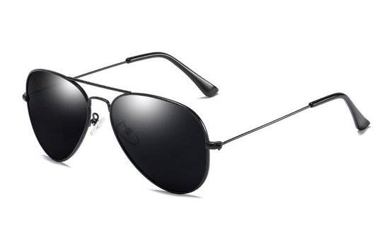 DM Pilotenbril zwart casual uitstraling Accessoires Zonnebrillen Pilotenbrillen 