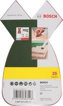Bol.com Bosch 25-delige schuurbladenset voor multischuurmachines - korrel 80; 120; 180 aanbieding