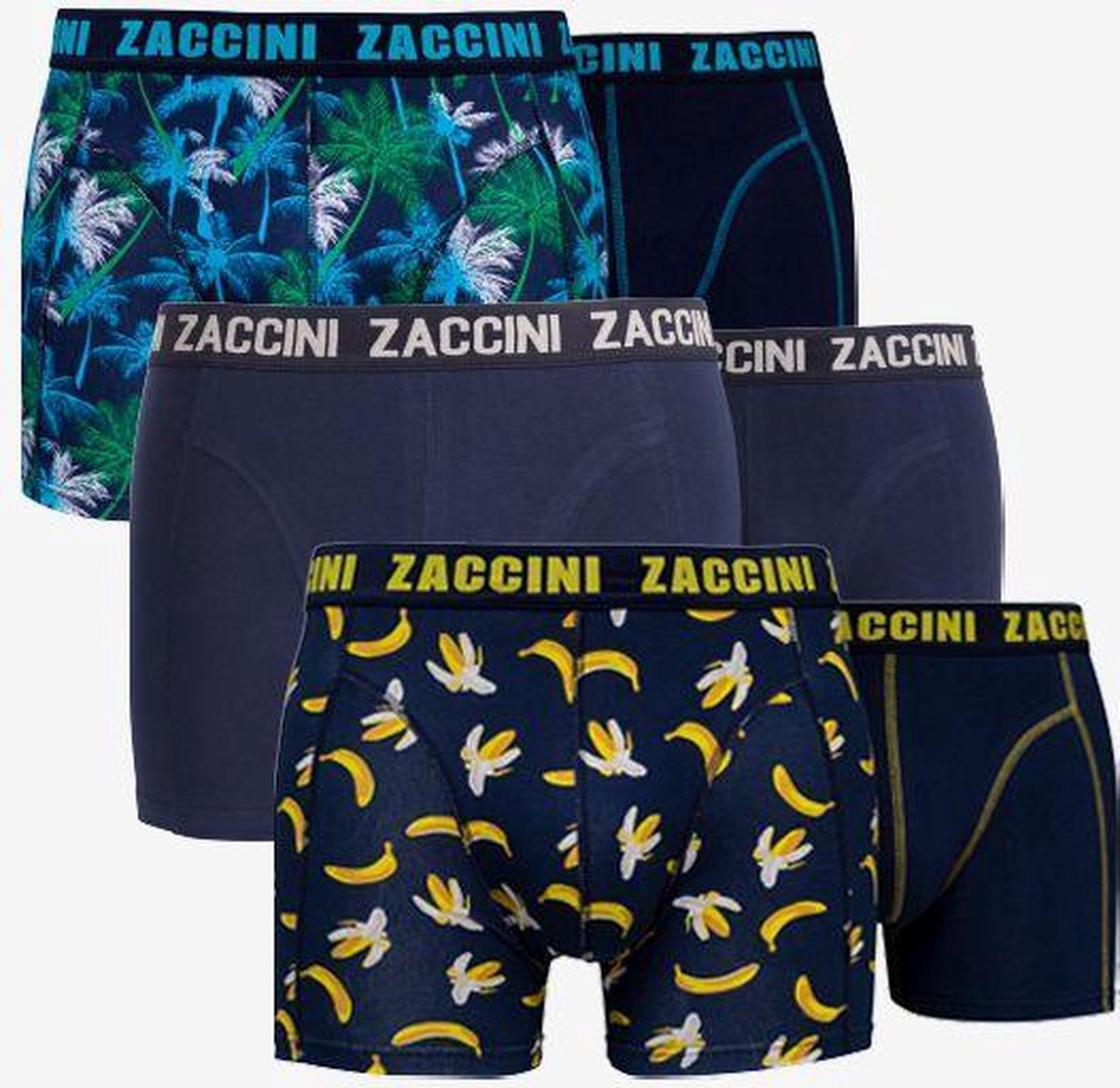 Zaccini 6 boxershorts verrassingsdeal | bol.com