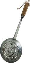 iron spoon with holes | 35 | zilver