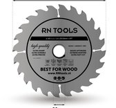 RNtools Cirkelzaagblad - Best for Wood - ⌀ 165mm - 24 tanden - Zaagbreedte 1,5 mm - Dikte blad 1,1 mm - Hout - Hardhout - Laminaat - MDF - Multiplex