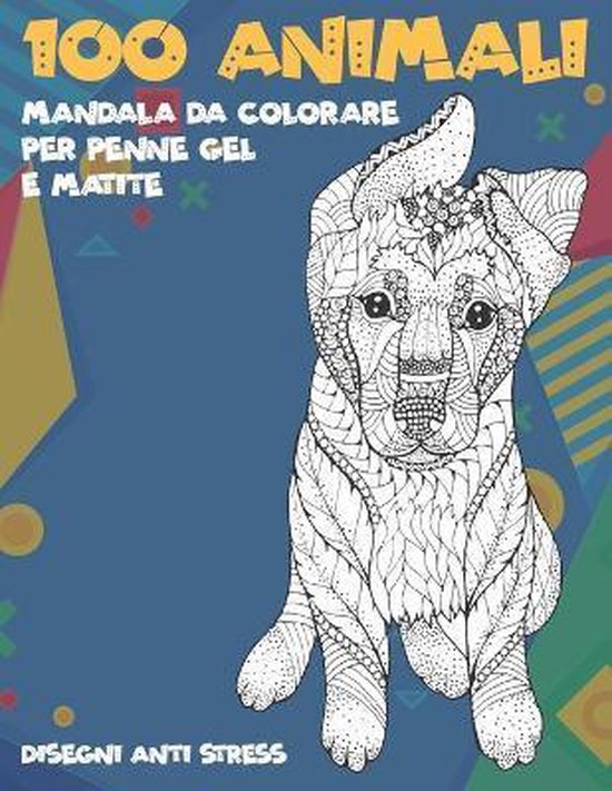 ColorIt Libro Da Colorare Mandala Per Adulti - 50 Disegni Originali, Copertina Rigida, Spirale, Carta 90g/m², Antistress